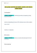 NUR-333 EXAM 1 QUESTIONS AND CORRECT  ANSWERS&sol; LATEST UPDATE &sol; ALREADY GRADED