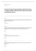 real estate principles EXAM A&plus; GRADE ASSURED COMPLETE SOLUTIONS AND VERIFIED ANSWERS