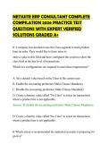NETSUITE ERP CONSULTANT COMPLETE&NewLine;COMPILATION 2026 PRACTICE TEST&NewLine;QUESTIONS WITH EXPERT VERIFIED&NewLine;SOLUTIONS GRADED A&plus;