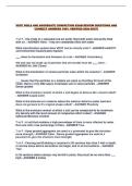 VDOT SOILS AND AGGREGATE COMPACTION EXAM REVIEW QUESTIONS AND CORRECT ANSWERS 100&percnt; VERIFIED 2026-2027&excl;&excl;
