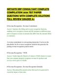 NETSUITE ERP CONSULTANT COMPLETE&NewLine;COMPILATION 2026 TEST PAPER&NewLine;QUESTIONS WITH COMPLETE SOLUTIONS&NewLine;FULL REVIEW GRADED A&plus;