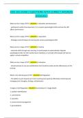 EXSS 181 EXAM 2 QUESTIONS WITH CORRECT ANSWERS 2026&sol;2027 