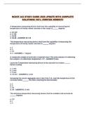 NCDOT ACI STUDY GUIDE 2026 UPDATE WITH COMPLETE SOLUTIONS 100&percnt; VERIFIED NEWEST&excl;&excl;
