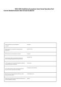 WGU D391 HealthCare Ecosystems Exam Actual Questions And Correct Detailed Answers New Version Graded A&plus;