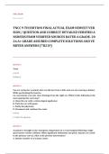 TNCC EXAM A&plus; GRADE ASSURED COMPLETE SOLUTIONS AND VERIFIED ANSWERS