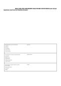 D391 PRE-ASSESSMENT HEALTHCARE ECOSYSTEMS EXAM &NewLine;QUESTIONS AND ANSWERS