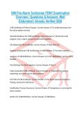 S98 Fire Alarm Technician FDNY Examination Overview &sol; Questions & Answers&comma; Well Elaborated &vert; Already Verified 2026