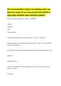 West Virginia Cosmetology State Law Exam 2025&sol;2026 &vert; WV Law Boards Study Guide & Verified Practice Questions