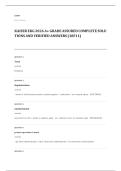 KAISER EKG EXAM A&plus; GRADE ASSURED COMPLETE SOLUTIONS AND VERIFIED ANSWERS