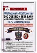 NAMS Menopause Practitioner Certification Exam Prep&colon; 500 Question Test Bank with Detailed Answers & Rationales &vert; Complete A&plus; Guide &vert; Guaranteed Pass