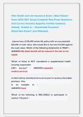 Ohio Health and Life Insurance Exam &vert;&vert; Most Recent &NewLine;Exam 2026-2027 Actual Complete Real Exam Questions &NewLine;And Correct Answers &lpar;Expertly Verified Answers&rpar; &NewLine;Already  Graded A&plus; &vert; Guaranteed Success&excl;&excl;                      &NewLine;Brand New Exam&excl;&excl; Just Released&period;