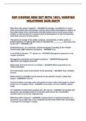 QSP COURSE NEW SET WITH 100&percnt; VERIFIED SOLUTIONS 2026-2027&excl;&excl;