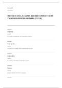 WGU D200 EXAM A&plus; GRADE ASSURED COMPLETE SOLUTIONS AND VERIFIED ANSWERS