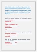 OMSA-Study Guide &vert;&vert; Most Recent Exam 2026-2027 &NewLine;Actual Complete Real Exam Questions And Correct &NewLine;Answers &lpar;Expertly Verified Answers&rpar; Already  Graded &NewLine;A&plus; &vert; Guaranteed Success&excl;&excl;  Brand New Exam&excl;&excl; Just &NewLine;Released&period;