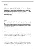 WGU EXAM A&plus; GRADE ASSURED COMPLETE SOLUTIONS AND VERIFIED ANSWERS