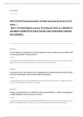 WGU EXAM A&plus; GRADE ASSURED COMPLETE SOLUTIONS AND VERIFIED ANSWERS