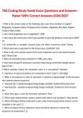 TSA Coding Study Guide Exam Questions and Answers &ndash; Rated 100&percnt; Correct Answers 2026&sol;2027 Complete Programming Exam Preparation Material
