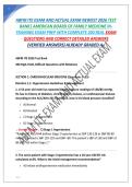 ABFM ITE EXAM AND ACTUAL EXAM NEWEST 2026 TEST BANK&vert; AMERICAN BOARD OF FAMILY MEDICINE INTRAINING EXAM PREP 
