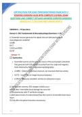 CLTM EXAM NEWEST 2025 ACTUAL EXAM TEST BANK&vert; CERTIFICATION FOR LONG TERM MONITORING EXAM WITH 2 VERSIONS &lpar;VERSION A & B&rpar; 