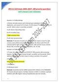 NR 511 CEA Exam 2026&ndash;2027&colon; 100 practice questions with answers and rationales