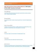 WGU C207 Data Driven Decision Making FINAL OA &vert; 2026 Update &vert; ACTUAL EXAM &vert; Questions And Answers 
