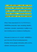 NYC HOME IMPROVEMENT EXAM &vert;&vert; MOST RECENT &NewLine;EXAM ACTUAL COMPLETE REAL EXAM QUESTIONS &NewLine;AND CORRECT ANSWERS &lpar;VERIFIED ANSWERS&rpar; &NewLine;ALREADY GRADED A&plus; &vert; GUARANTEED SUCCES&excl;&excl; &NewLine;BRAND NEW EXAM&excl;&excl; JUST RELEASED&excl;&excl;&excl;2026&sol;2027