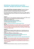 NSG 3450 Exam 3 Mental Health Nursing Test Bank &lpar;2026&sol;2027&rpar;&colon; 250&plus; Verbatim Q&As with Detailed Rationales