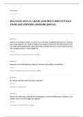WGU D220 EXAM A&plus; GRADE ASSURED COMPLETE SOLUTIONS AND VERIFIED ANSWERS