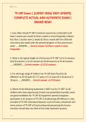 TF-CBT Exam &vert; &lbrace;LATEST 2026&sol; 2027 UPDATE&rcub; &NewLine;COMPLETE ACTUAL AND AUTHENTIC EXAM &vert; &NewLine;BRAND NEW&excl; 