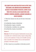 BCS CISMP EXAM 2026 &ndash; COMPLETE TEST BANK WITH 200&plus; REAL QUESTIONS & DETAILED RATIONALES&NewLine;&NewLine;