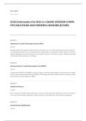 WGU D220 EXAM A&plus; GRADE ASSURED COMPLETE SOLUTIONS AND VERIFIED ANSWERS