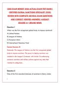 CGSS EXAM 2026 &ndash; COMPLETE TEST BANK WITH 200&plus; REAL QUESTIONS & DETAILED RATIONALES&NewLine;&NewLine;