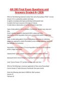 AN 300 Final Exam Questions and Answers Graded A&plus; 2026