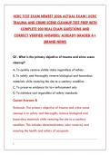 IICRC TCST EXAM 2026 &ndash; COMPLETE TEST BANK WITH 200&plus; REAL QUESTIONS & DETAILED RATIONALES&NewLine;&NewLine;
