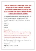 IICRC UFT EXAM 2026 &ndash; COMPLETE TEST BANK WITH 200&plus; REAL QUESTIONS & DETAILED RATIONALES&NewLine;&NewLine;