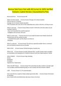 Rescue Task Force Test with All Correct & 100&percnt; Verified Answers &vert;Latest Version &vert;Guaranteed to Pass