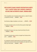 WKF KUMITE EXAM&sol; KARATE REDERATION KUMITE &NewLine;TEST &vert; &lbrace;LATEST 2026&sol; 2027 UPDATE&rcub; COMPLETE &NewLine;ACTUAL AND AUTHENTIC EXAM &vert; BRAND NEW&excl;