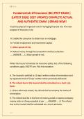 Fundamentals Of Insurance &lpar;BC&rpar; PREP EXAM &vert; &NewLine;&lbrace;LATEST 2026&sol; 2027 UPDATE&rcub; COMPLETE ACTUAL &NewLine;AND AUTHENTIC EXAM &vert; BRAND NEW&excl; 