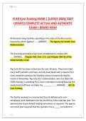 Fl Alf Core Training EXAM &vert; &lbrace;LATEST 2026&sol; 2027 &NewLine;UPDATE&rcub; COMPLETE ACTUAL AND AUTHENTIC &NewLine;EXAM &vert; BRAND NEW&excl;