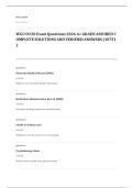 WGU D220 EXAM A&plus; GRADE ASSURED COMPLETE SOLUTIONS AND VERIFIED ANSWERS