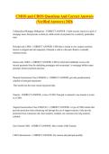 CMOS and CDOS Questions And Correct Answers &lpar;Verified Answers&rpar; 2026