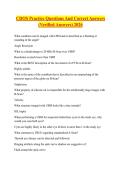 CDOS Practice Questions And Correct Answers &lpar;Verified Answers&rpar; 2026