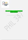 PHIL 347 WEEK 6 CHECKPOINT QUIZ LATEST UPDATE