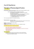 NUR 615 Pharmacology Module 8 &vert; Questions and answers &vert; Updated RATED A&plus; &vert; NEW &vert; 100&percnt; CORRECT&vert; Utica College