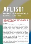 AFL1501 Assignment 5 &lbrace;COMPLETE ANSWERS&rcub; Semester 1 2026 - Due Date 2 June 2026