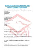 NU185 Exam 3 Galen Questions with correct Answers 2026 Update