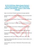NU 189 &sol; NU189 Exam 4 Medical-Surgical Nursing II &vert; Exam Questions & Answers &vert; 100&percnt; Correct&sol;Verified Solutions &vert; Latest 2026&sol;2027 &vert; Grade A&plus; &vert; Galen College of Nursing