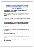 CGSS Exam QuEStionS and anSwErS PraCtiCE&NewLine;QuEStionS with SolutionS nEwESt 2026 2027 &vert;&NewLine;alrEady GradEd a&plus; 
