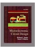 SOLUTION MANUAL for Microelectronic Circuit Design 3rd edition by Richard C&period; Jaeger and Travis Blalock&period;&period;