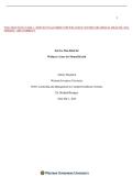WGU D030 UUM1 TASK 1 &vert; SERVICE PLAN BRIEF FOR WELLNESS CENTER FOR MENTAL HEALTH &vert; 2026 UPDATE &vert; 100&percnt; CORRECT&period;